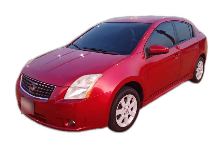 Alquiler Nissan Sentra rojo en Isla de Margarita
